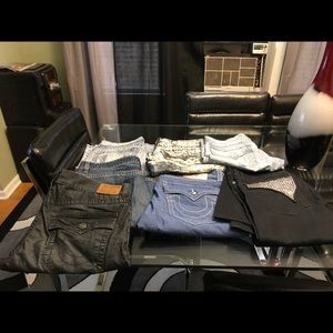 3 pr of shrts size 36 -  4 pair of pants 36 38